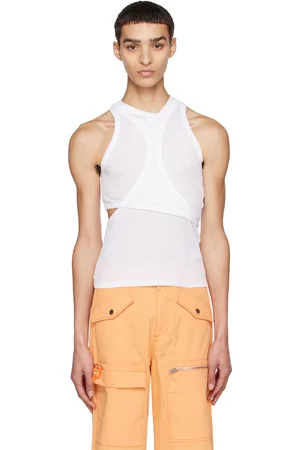 DION LEE Débardeur modulaire blanc