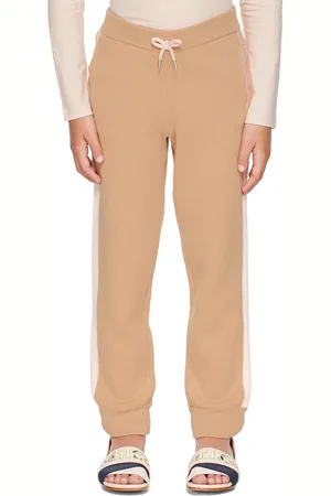 Chloé Enfant | Pantalon de détente brun en coton bio