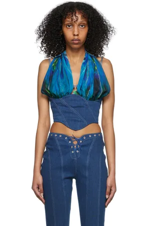 Didu Débardeur bleu en denim