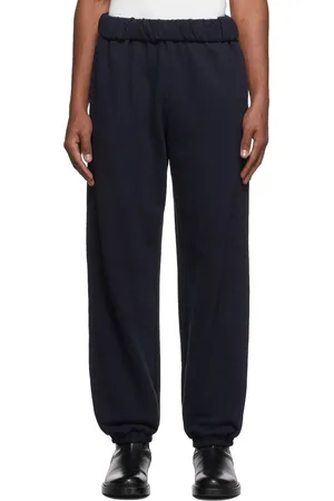 DION LEE Pantalon de survêtement bleu marine en coton