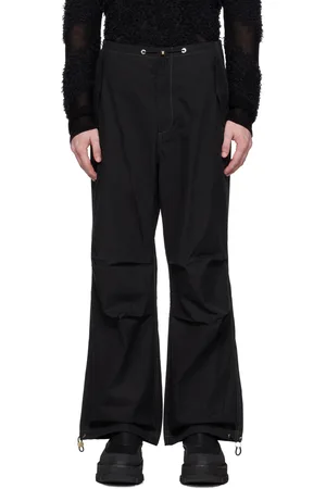 DION LEE Pantalon ample noir