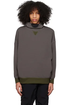 CMF Outdoor Garments Pull à capuche taupe et kaki à panneaux