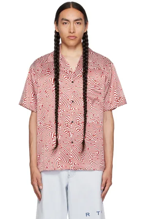 RTA Chemise rouge à boutons