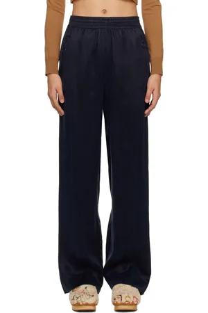 See by Chloé Pantalon de détente bleu marine à coutures pincées