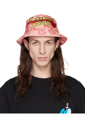 J.W.Anderson Chapeau bob rose à motif graphique