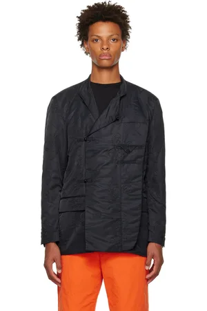 Feng Chen Wang Veston noir à broderie
