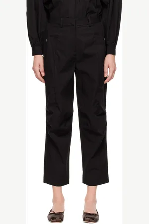 CO Pantalon noir à poche plaquée