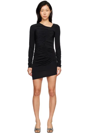 Helmut Lang Robe courte noire exclusive à SSENSE