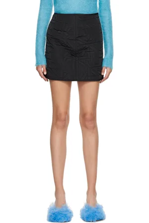 Nina Ricci Minijupe matelassée noire