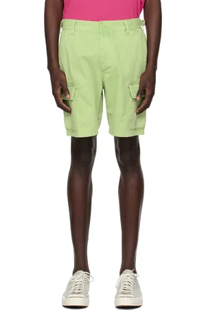 Saturdays NYC Short Balugo vert à effet délavé