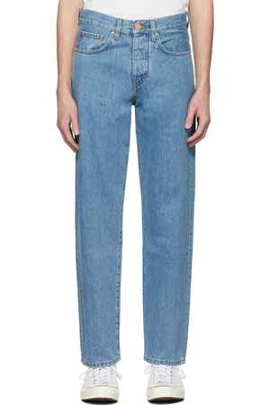 HAN Kjøbenhavn Jean décontracté bleu en coton bio