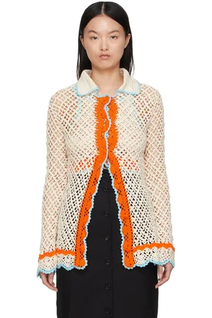 Sportmax Chemise blanc cassé en coton