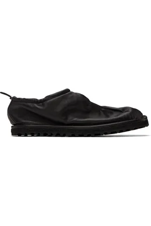 DRIES VAN NOTEN Chaussons bruns à cordon coulissant