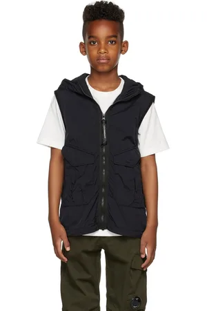 C.P. Company Enfant | Veste Cr-L noire à lunettes