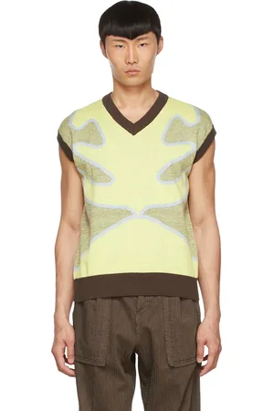 Lukhanyo Mdingi Gilet jaune en coton