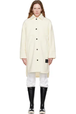 HUGO BOSS Blouson Melesa blanc cassé