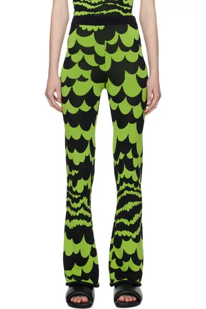 SIMON MILLER Pantalon Whitsett vert et noir