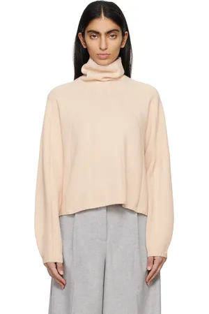 Joseph Col roulé beige à manches raglan