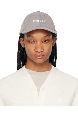 Etudes Casquette Booster grise à effet délavé et à logo