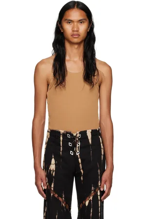 DION LEE Débardeur brun clair