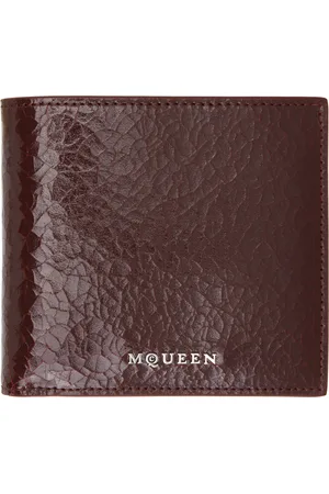 Alexander McQueen Portefeuille à deux volets bourgogne