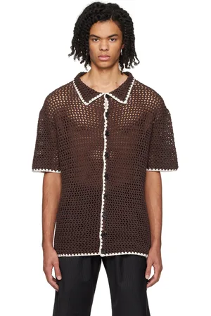 Wynn Hamlyn Chemise brune à boutons