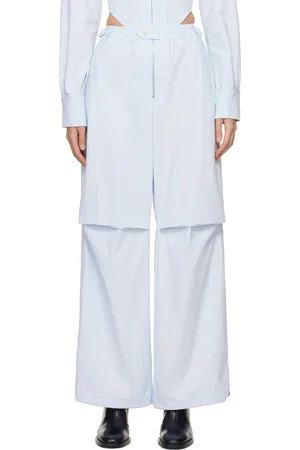 DION LEE Pantalon parachute bleu