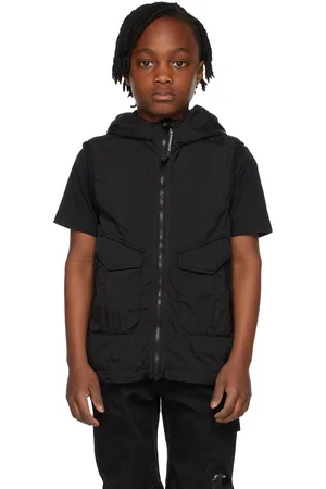 C.P. Company Enfant | Veste Cr-L noire à lunettes