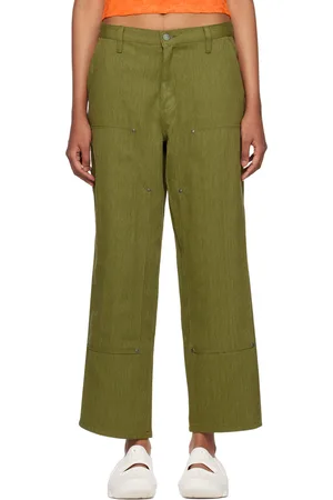 Brain Dead Jean Bull vert