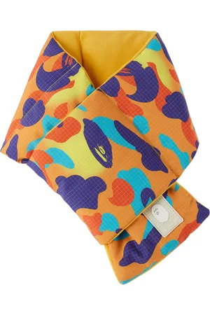 BAPE Enfant | Écharpe jaune à motif camouflage
