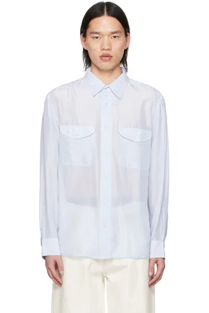 GANT Chemise bleue à poches à rabat