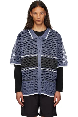 F/CE Chemise bleue à rayures