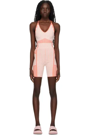 PH5 Combinaison de compression Jaylin rose et blanc