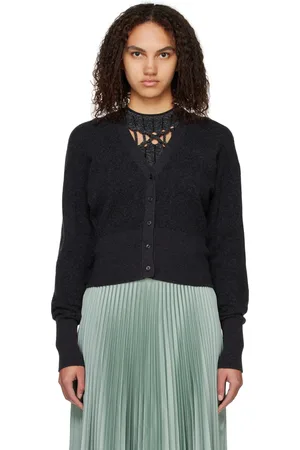 Joseph Cardigan brossé noir
