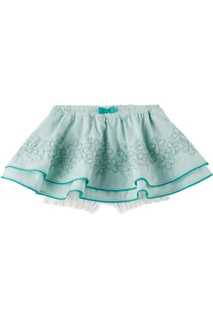 Anna Sui Bébé | Jupe verte exclusive à SSENSE