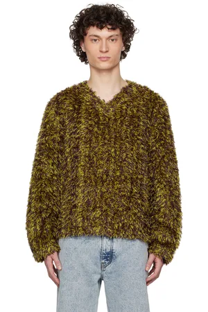 Séfr Pull Agustin brun et jaune