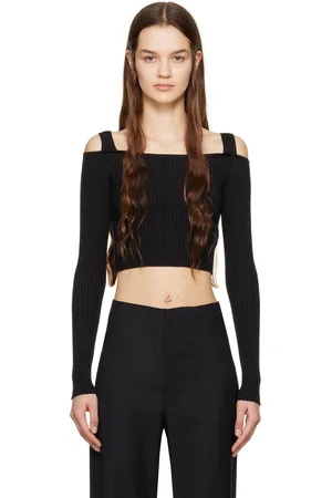 Wynn Hamlyn T-shirt à manches longues Luca noir