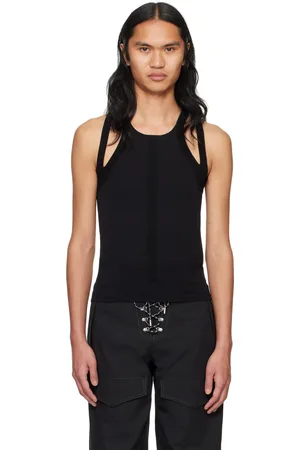 DION LEE Débardeur ajusté noir