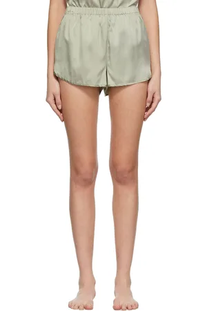 SKIMS Short de nuit vert - Silk