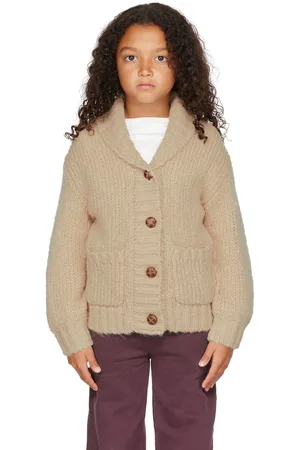 Longlivethequeen Enfant | Cardigan ample beige