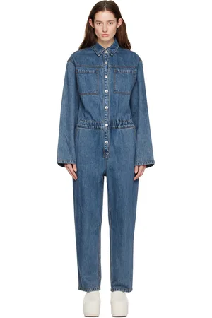 SIMON MILLER Combinaison Penny bleue en denim