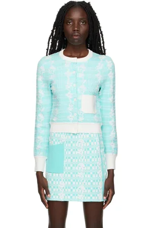PH5 Cardigan Stevie bleu à motif fleuri
