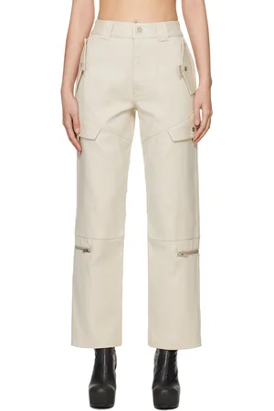 DION LEE Pantalon cargo beige