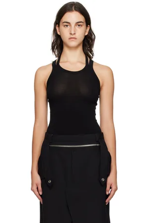 DION LEE Débardeur Helix noir