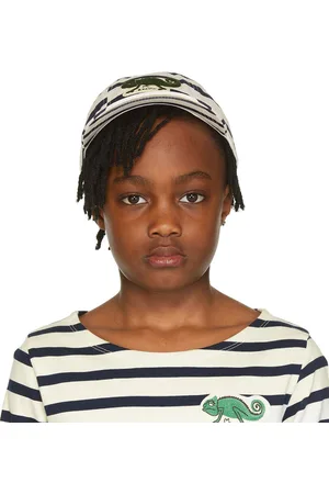 Mini Rodini Enfant | Casquette blanc et bleu marine