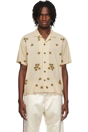 Kartik Research Chemise de camp beige