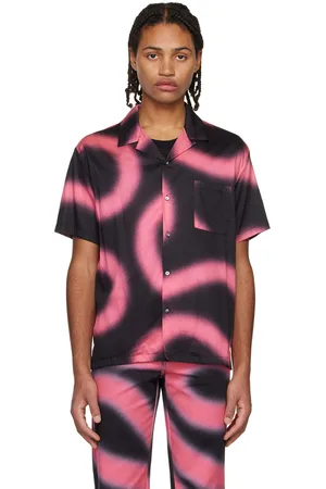 Double Rainbouu Chemise noir et rose à imprimé