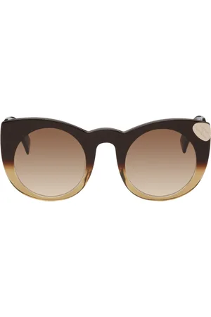 LABRUM Lunettes de soleil brunes édition Victor Wong