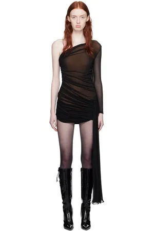 DION LEE Robe courte Hosiery noire