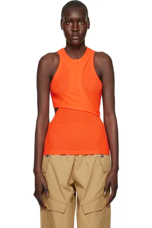 DION LEE Débardeur modulaire orange